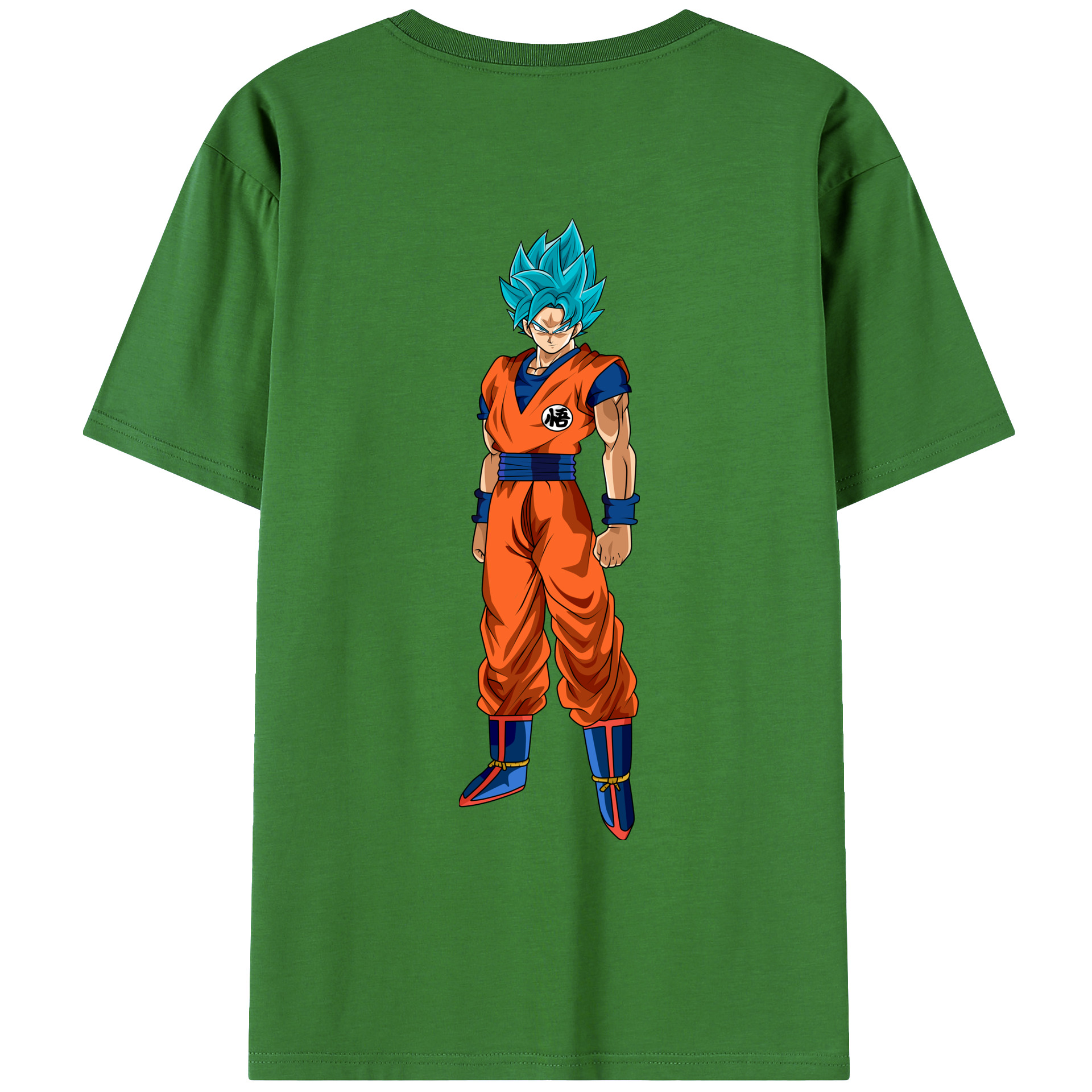 （画像用） ドラゴンボール 孫悟空（そん ごくう）Son Goku カカロット DRAGON BALL Kakarotto レディース半袖Tシャツ(バックプリント)